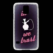 Coque Samsung Galaxy S5 In Chicha We trust Rouge ZG