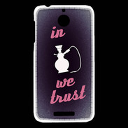 Coque HTC Desire 510 In Chicha We trust Rouge ZG