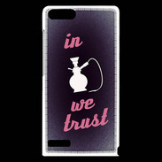 Coque Huawei Ascend G6 In Chicha We trust Rouge ZG