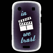 Coque Blackberry Bold 9900 In Ciné We trust Bleu ZG