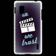 Coque LG Optimus G In Ciné We trust Bleu ZG