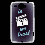 Coque HTC Wildfire G8 In Ciné We trust Bleu ZG