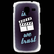 Coque Samsung Galaxy Ace 2 In Ciné We trust Bleu ZG