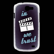 Coque Samsung Galaxy Express In Ciné We trust Bleu ZG
