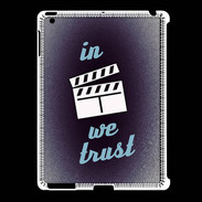 Coque iPad 2/3 In Ciné We trust Bleu ZG