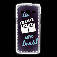 Coque Samsung Galaxy Express2 In Ciné We trust Bleu ZG