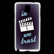Coque Samsung Galaxy Note 3 In Ciné We trust Bleu ZG
