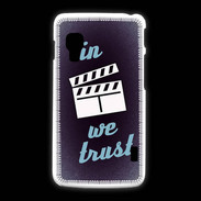 Coque LG L5 2 In Ciné We trust Bleu ZG
