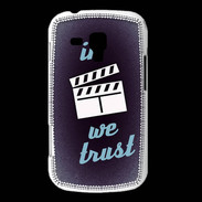 Coque Samsung Galaxy Trend In Ciné We trust Bleu ZG