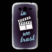Coque Samsung Galaxy Grand In Ciné We trust Bleu ZG