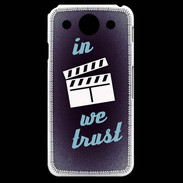 Coque LG G Pro In Ciné We trust Bleu ZG