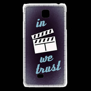 Coque LG F5 In Ciné We trust Bleu ZG