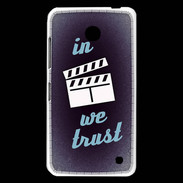 Coque Nokia Lumia 630 In Ciné We trust Bleu ZG
