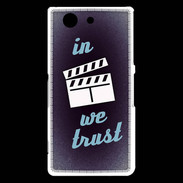 Coque Sony Xperia Z3 Compact In Ciné We trust Bleu ZG