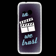 Coque HTC One Mini 2 In Ciné We trust Bleu ZG