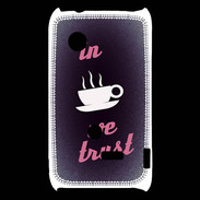 Coque Sony Xperia Typo In Coffee We trust Rouge ZG