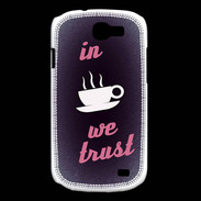 Coque Samsung Galaxy Express In Coffee We trust Rouge ZG