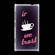 Coque Nokia Lumia 520 In Coffee We trust Rouge ZG
