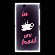 Coque Sony Xpéria Z Ultra In Coffee We trust Rouge ZG
