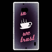 Coque Nokia Lumia 930 In Coffee We trust Rouge ZG