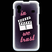 Coque Samsung ACE S5830 In Ciné We Trust Rouge ZG