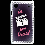 Coque Samsung Galaxy S In Ciné We Trust Rouge ZG
