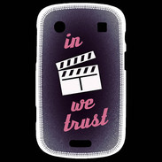 Coque Blackberry Bold 9900 In Ciné We Trust Rouge ZG