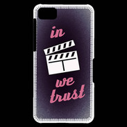 Coque Blackberry Z10 In Ciné We Trust Rouge ZG