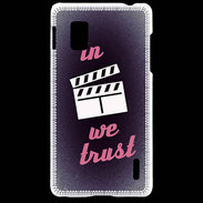 Coque LG Optimus G In Ciné We Trust Rouge ZG
