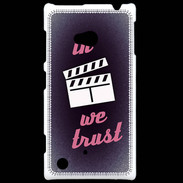 Coque Nokia Lumia 720 In Ciné We Trust Rouge ZG