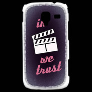 Coque Samsung Galaxy Ace 2 In Ciné We Trust Rouge ZG