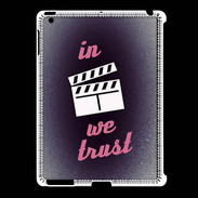Coque iPad 2/3 In Ciné We Trust Rouge ZG