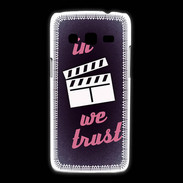 Coque Samsung Galaxy Express2 In Ciné We Trust Rouge ZG