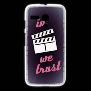 Coque Motorola G In Ciné We Trust Rouge ZG