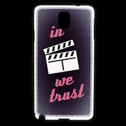 Coque Samsung Galaxy Note 3 In Ciné We Trust Rouge ZG
