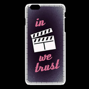Coque iPhone 6Plus / 6Splus In Ciné We Trust Rouge ZG