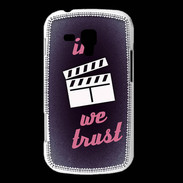 Coque Samsung Galaxy Trend In Ciné We Trust Rouge ZG