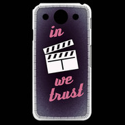 Coque LG G Pro In Ciné We Trust Rouge ZG