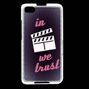 Coque Blackberry Z30 In Ciné We Trust Rouge ZG