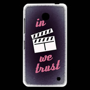 Coque Nokia Lumia 630 In Ciné We Trust Rouge ZG