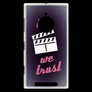 Coque Nokia Lumia 830 In Ciné We Trust Rouge ZG