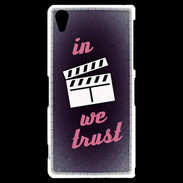 Coque Sony Xperia Z2 In Ciné We Trust Rouge ZG