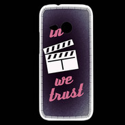 Coque HTC One Mini 2 In Ciné We Trust Rouge ZG