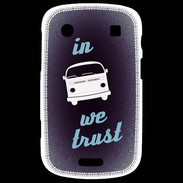Coque Blackberry Bold 9900 In Combi We trust Bleu ZG