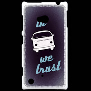 Coque Nokia Lumia 720 In Combi We trust Bleu ZG