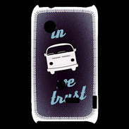 Coque Sony Xperia Typo In Combi We trust Bleu ZG
