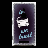 Coque Nokia Lumia 925 In Combi We trust Bleu ZG