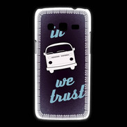 Coque Samsung Galaxy Express2 In Combi We trust Bleu ZG