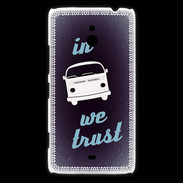 Coque Nokia Lumia 1320 In Combi We trust Bleu ZG