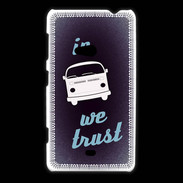Coque Nokia Lumia 625 In Combi We trust Bleu ZG